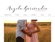 Tablet Screenshot of angelagarmendia.com